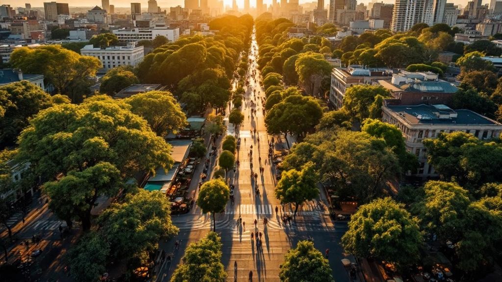 Vista de Palermo Buenos Aires