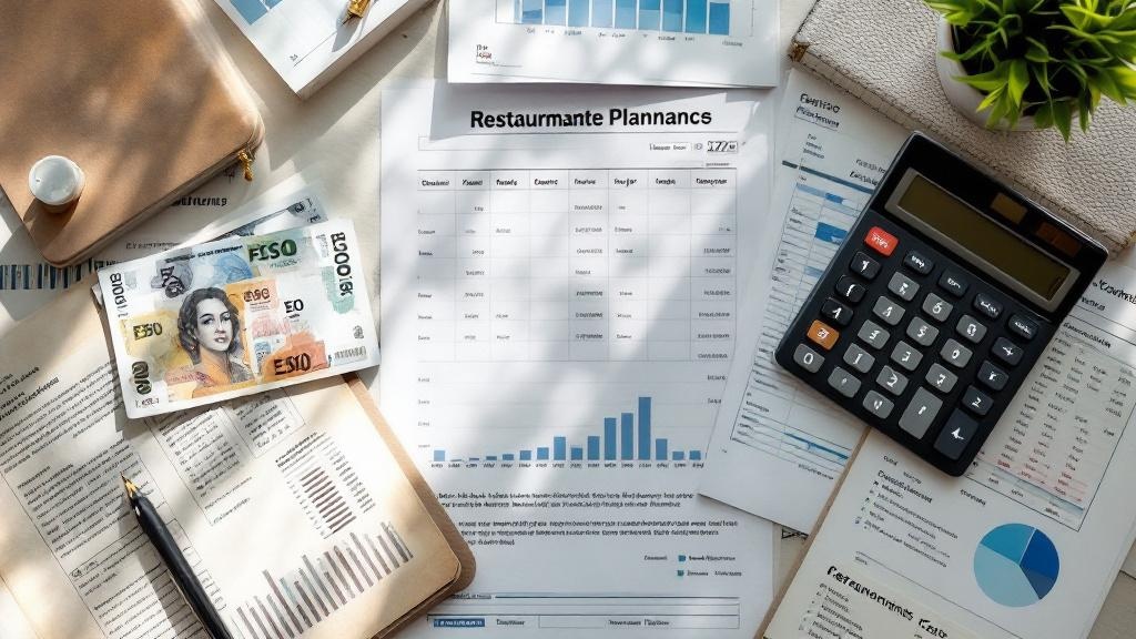 Planificación financiera de restaurante