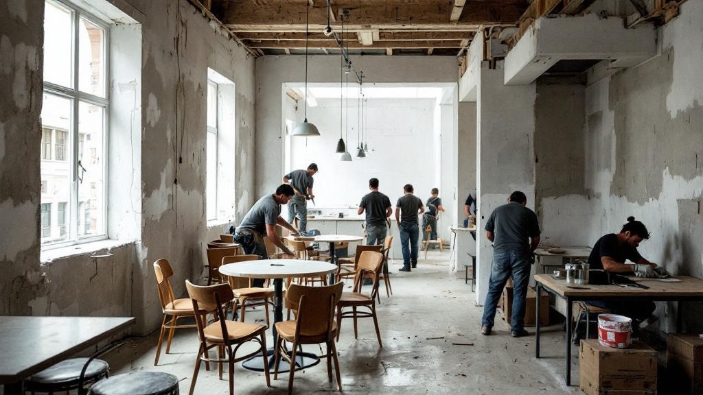 Restaurante en proceso de construcción y acondicionamiento en Buenos Aires