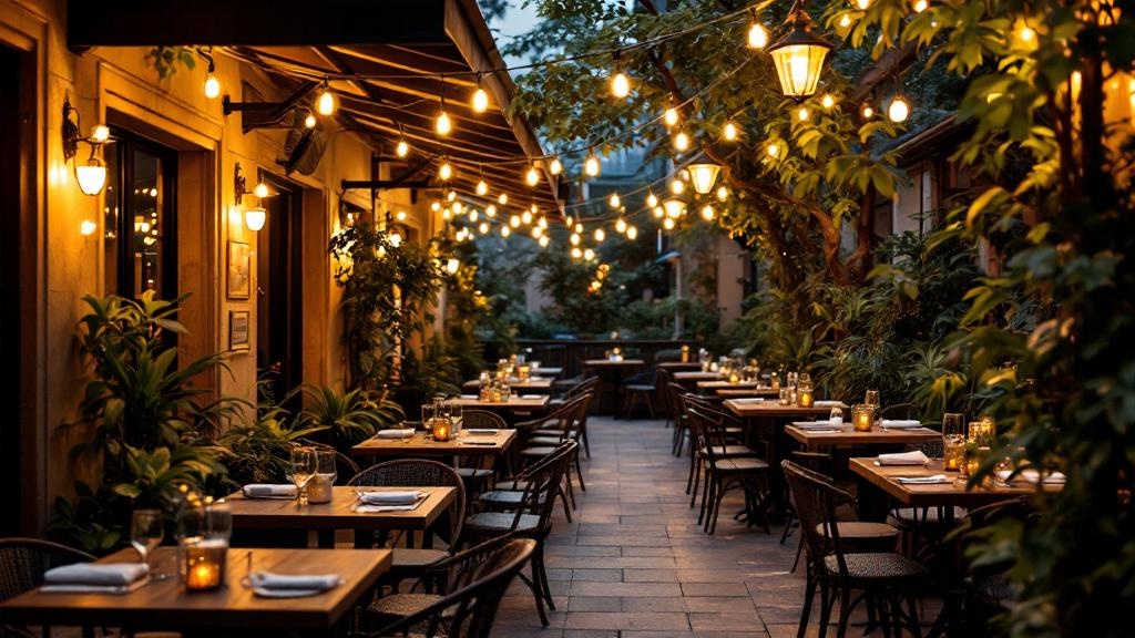 Terraza de restaurante en Buenos Aires